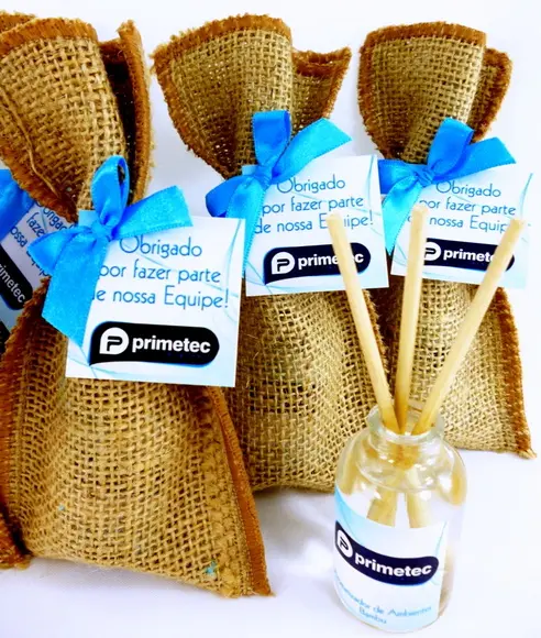 Mini Aromatizador na Juta