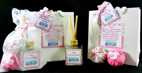 Mini Aromatizador na Sacolinha Branca