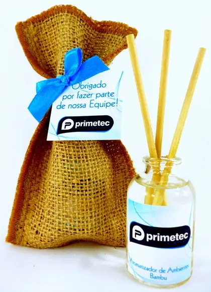 Mini Aromatizador na Juta