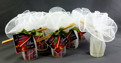 Mini Aromatizador no Lenço de Organza