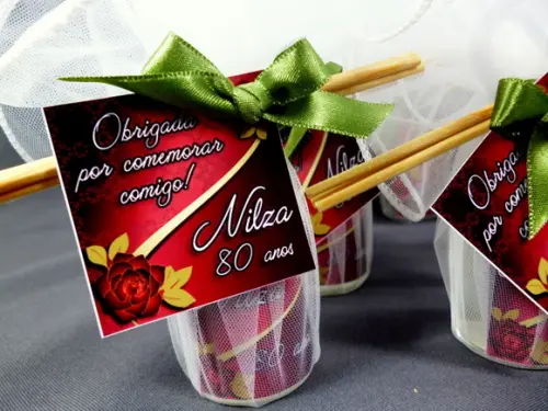 Mini Aromatizador no Lenço de Organza