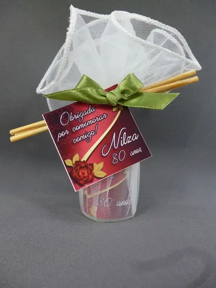 Mini Aromatizador no Lenço de Organza