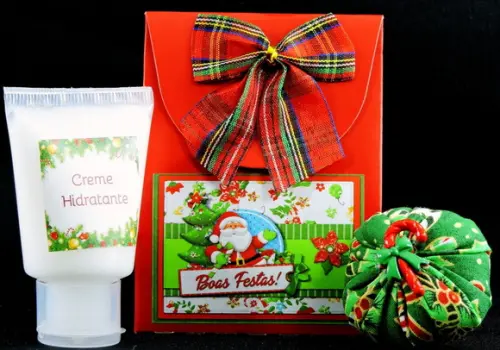 Sachê de Natal e Hidratante na Caixinha