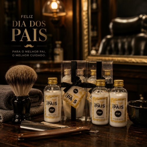 Lembrancinha Dia dos Pais Kit Higiene com Hidratante e Sabonete L
