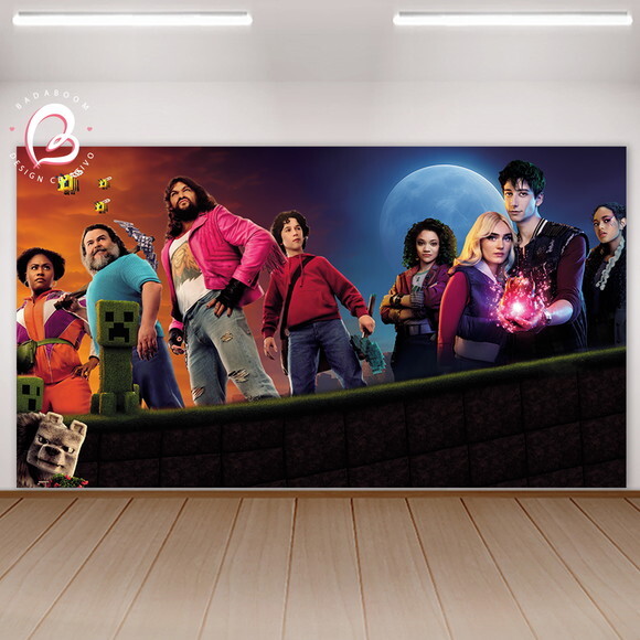 Arte Digital Painel Manicraft e Zombie