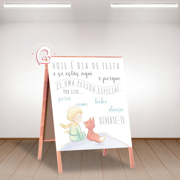 Arte Digital para Banner Pequeno Príncipe