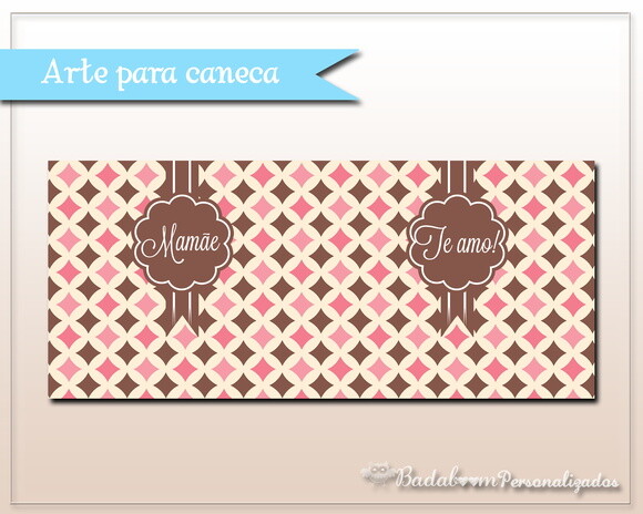 Arte Digital Para Caneca Mãe Vintage