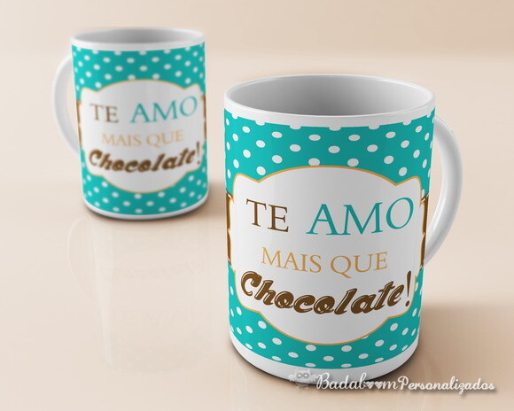 Arte Digital Para Caneca Personalizada Chocolate