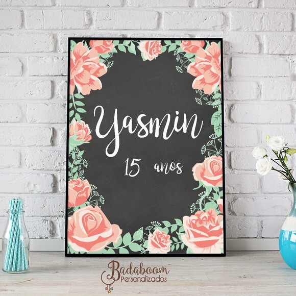 Arte Digital Para Chalkboard Floral