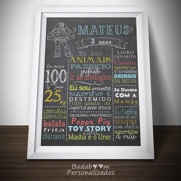 Arte Digital Para Chalkboard Toy Story
