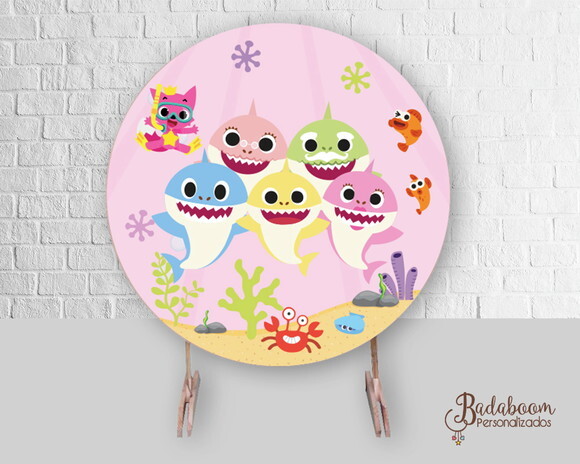 Arte Digital Para Painel Baby Shark