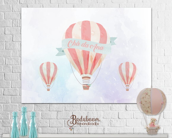 Arte Digital Para Painel Balão Menina