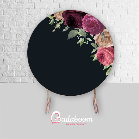 Arte Digital para Painel Floral