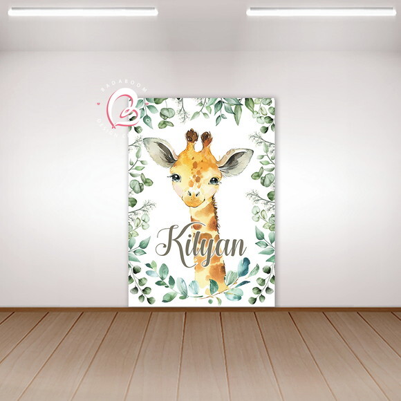 Arte Digital para Painel Girafa