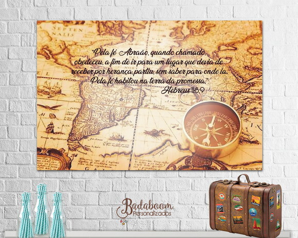 Arte Digital Para Painel Mapa Mundi Vintage