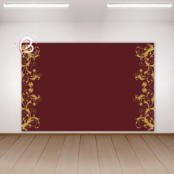 Arte Digital para Tapete Ornaments 15 Anos