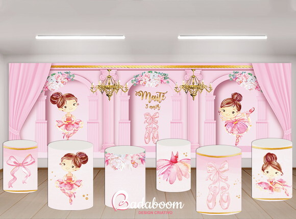 Kit Arte Digital Painel Bailarina
