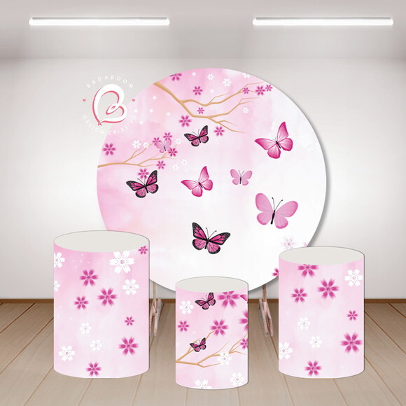 Kit Arte Digital Painel Borboletas
