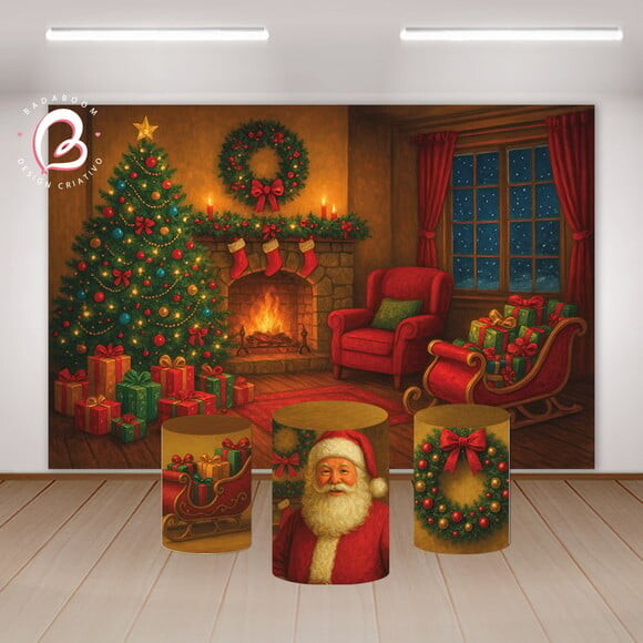 Kit Arte Digital Painel Natal