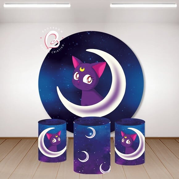 Kit Arte Digital Painel Sailor Moon