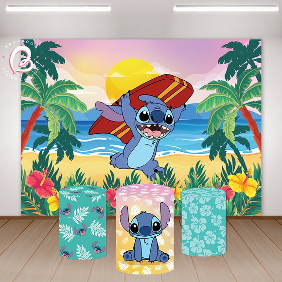 Kit Arte Digital Painel Stitch