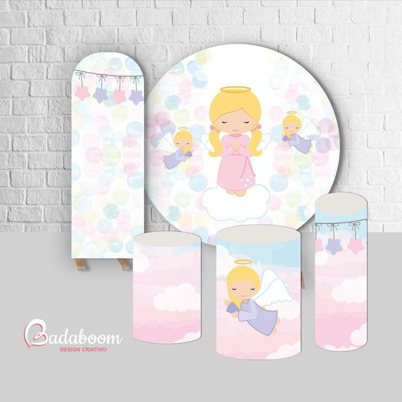 Kit Arte Digital para Painel Anjinha