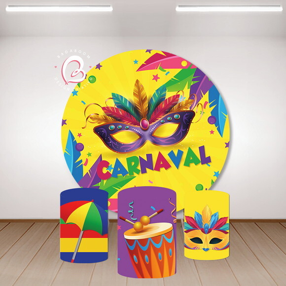 Kit Arte Digital para Painel Carnaval