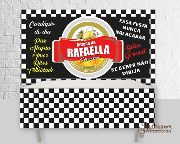 Kit Arte Digital Para Painel Boteco