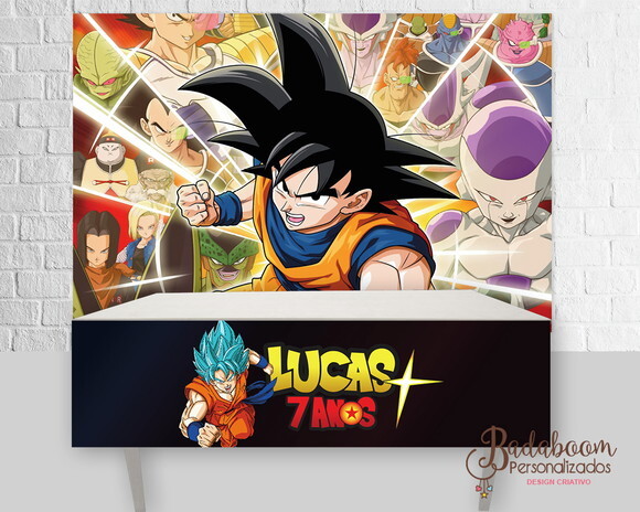 Kit Arte Digital Para Painel Dragon Ball Super