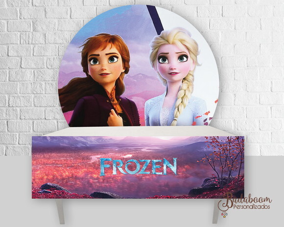 Kit Arte Digital Para Painel Frozen