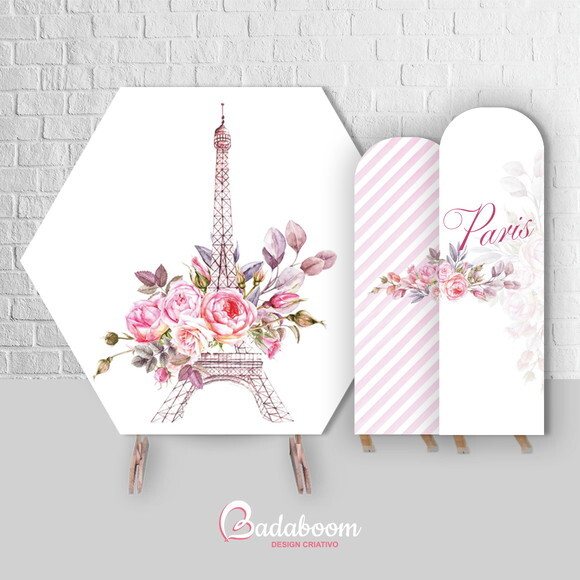 Kit Arte Digital Para Painel Paris