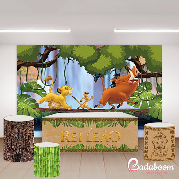 Kit Arte Digital para Painel Rei Leão