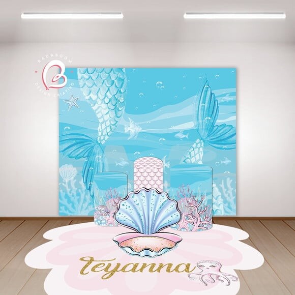 Kit Arte Digital para Painel Sereia