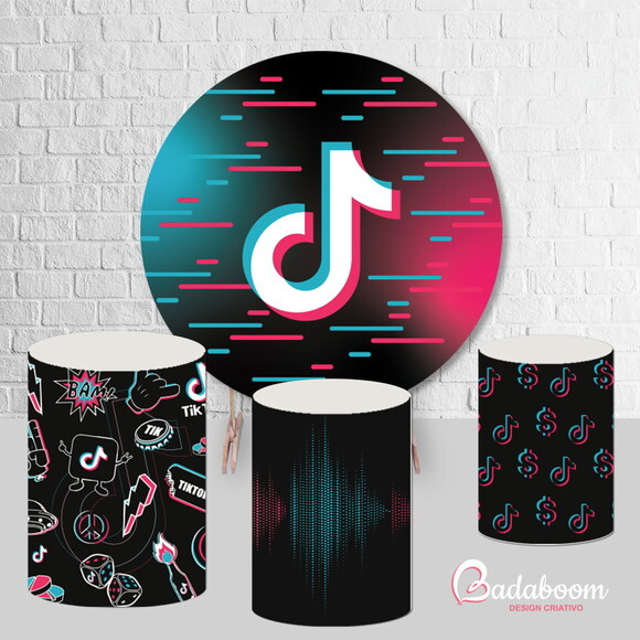 Kit Arte Digital para Painel Tik Tok