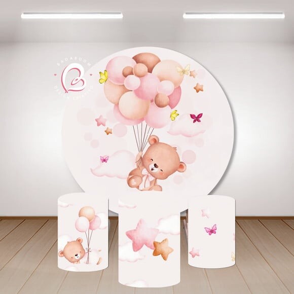 Kit Arte Digital para Painel Ursinha