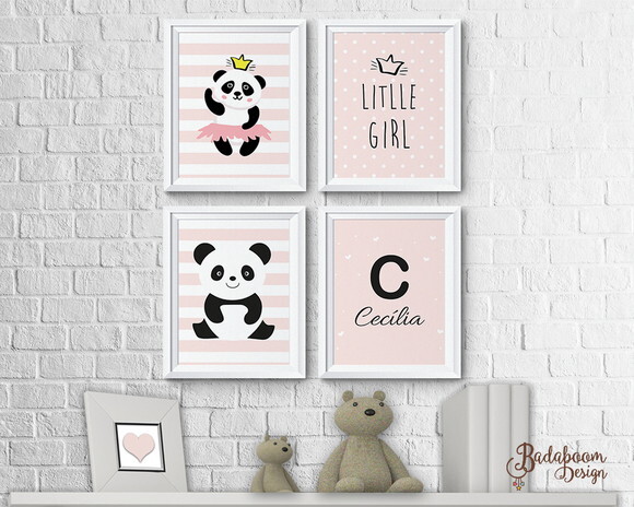 Kit Arte Digital Para Poster Infantil Panda - C.426