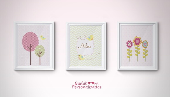 Kit Arte Digital para Poster Jardim