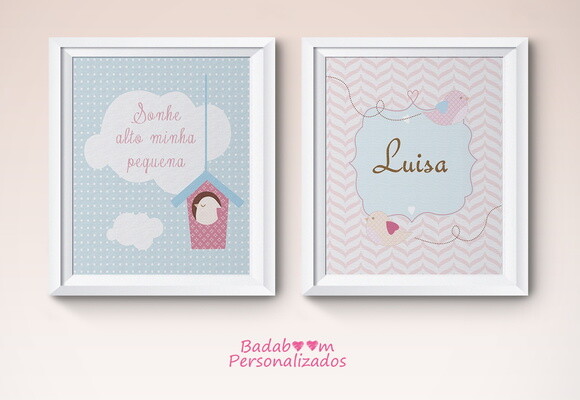 Kit Arte Digital Para Poster Passarinho II