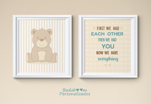 Kit Arte Digital para Poster Urso