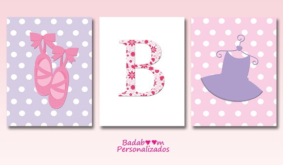 Kit Arte Digital Poster Bailarina - C.204
