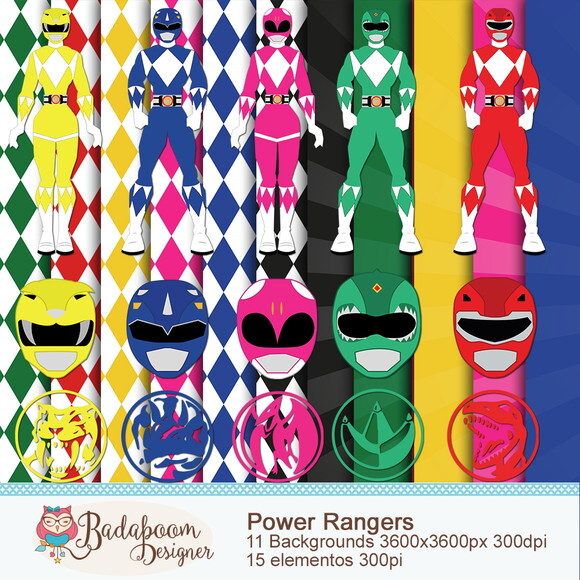 Kit Digital Power Rangers