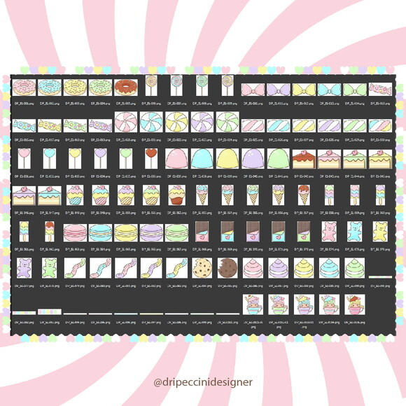 Kit Digital Sweet Candy