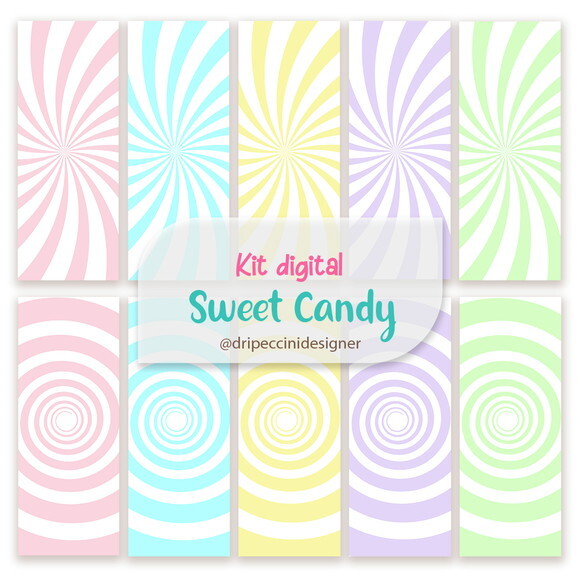 Kit Digital Sweet Candy