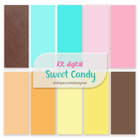 Kit Digital Sweet Candy