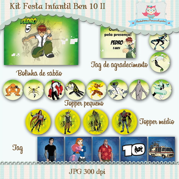 Kit Festa Infantil Ben 10 - C.136
