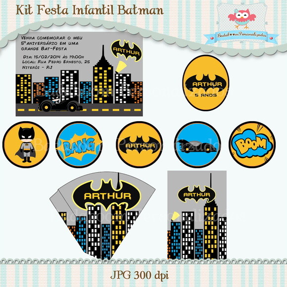 Kit Festa Infantil Batman - C.674