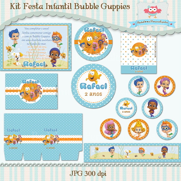 Kit Festa Infantil Bubble Guppies - C.646