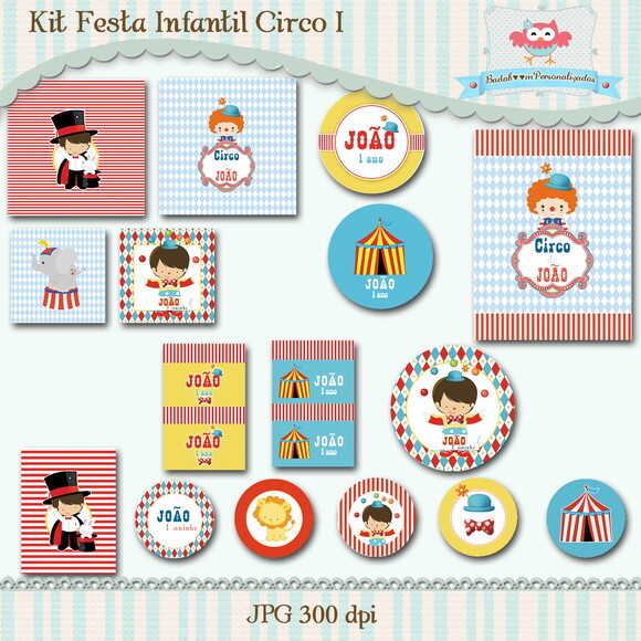 Kit Festa Infantil Circo I
