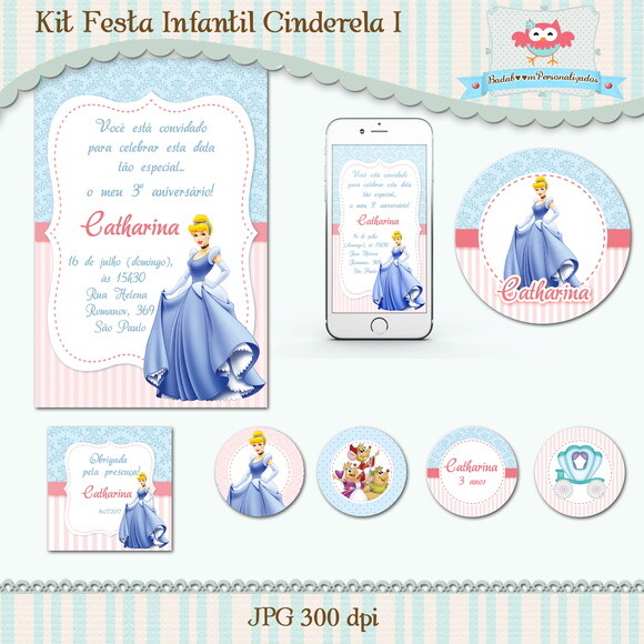 Kit Festa Infantil Cinderela I