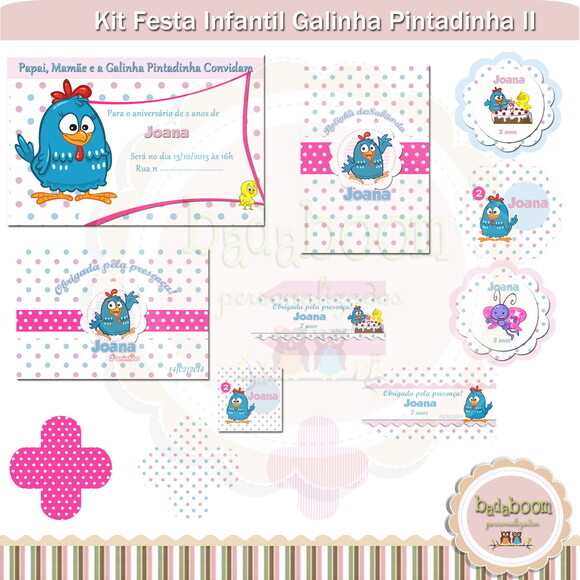 Kit Festa Infantil Galinha Pintadinha II
